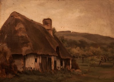 Cottage on the Hillside by Stefan Luchian